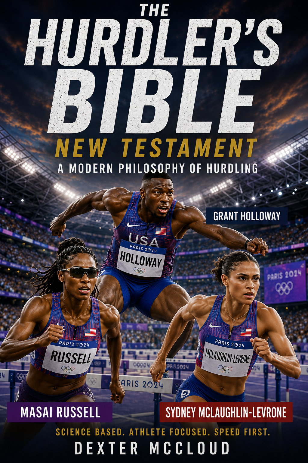 The Hurdler’s Bible: New Testament book cover by Dexter McCloud